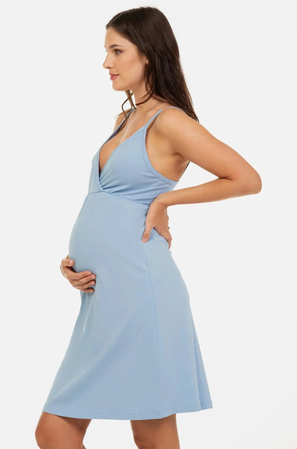 Umstands- und Still-Nachthemd aus Baumwolle