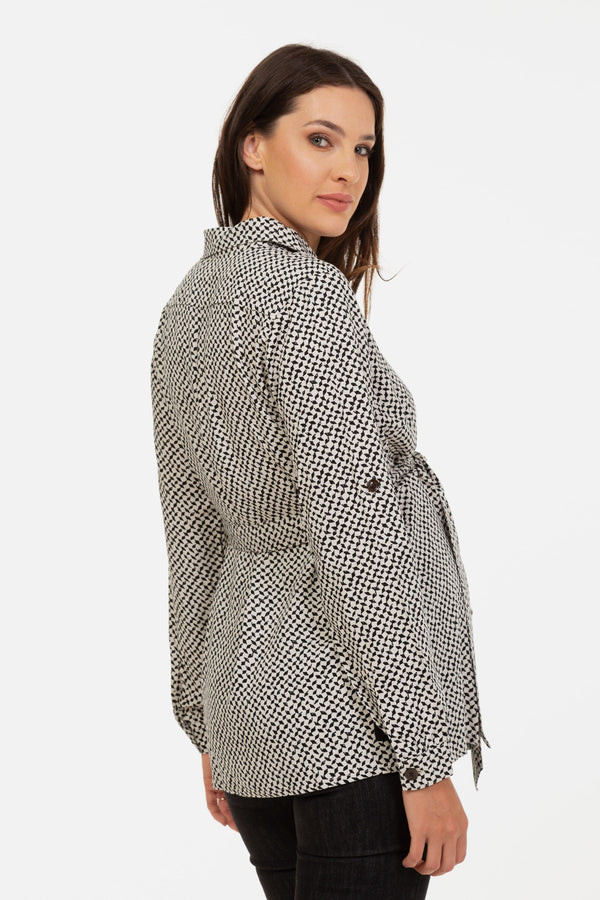 Umstands- und Stillhemd mit Muster