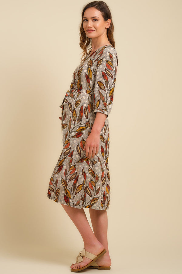 Umstands- und Stillkleid mit Volants