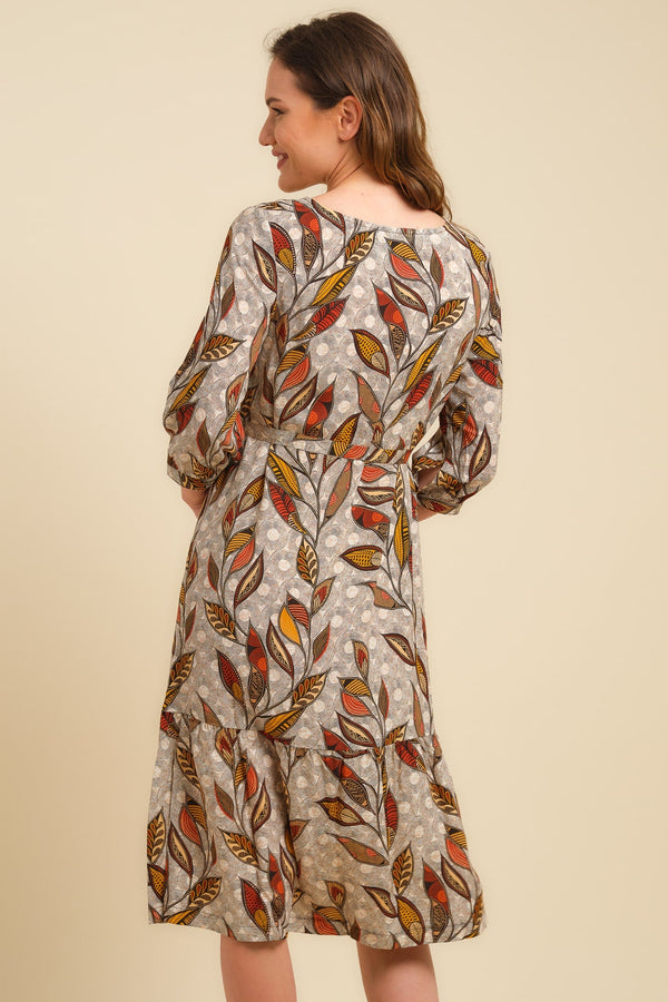 Umstands- und Stillkleid mit Volants