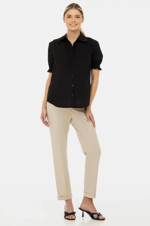 Umstandshose aus elastischer Baumwolle