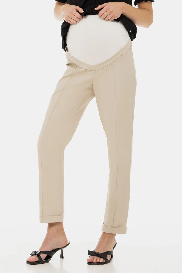 Umstandshose aus elastischer Baumwolle