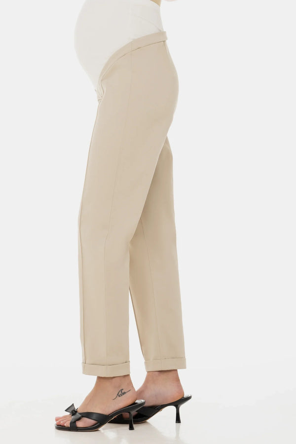 Umstandshose aus elastischer Baumwolle