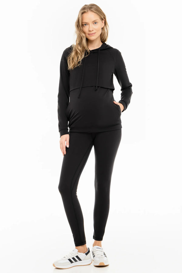 Umstandsleggings mit Shaping-Effekt in voller Länge – blickdicht