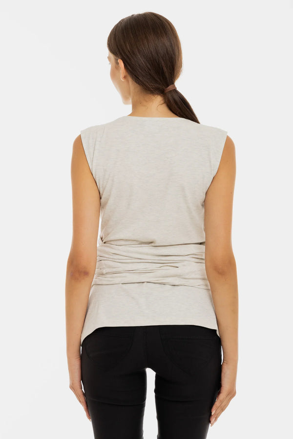 Bluse für Haut-zu-Haut-Kontakt – Sand