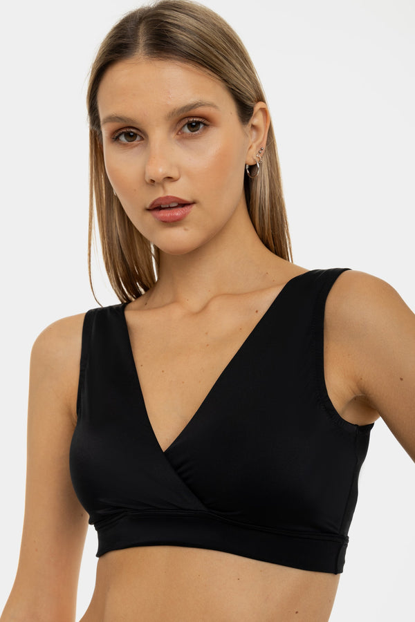 Schwarzer Umstands- und Still-BH – Soft Feel