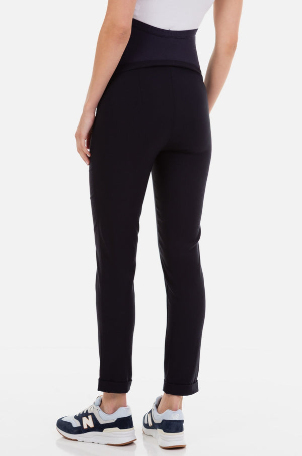 Elastische Umstandshose – Dunkelblau