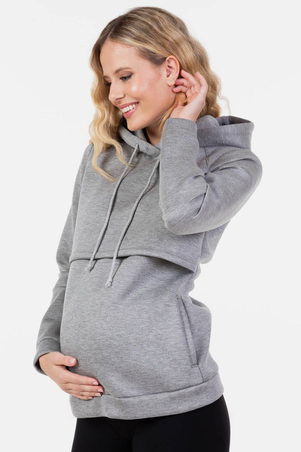 Neopren-Umstands- und Still-Hoodie