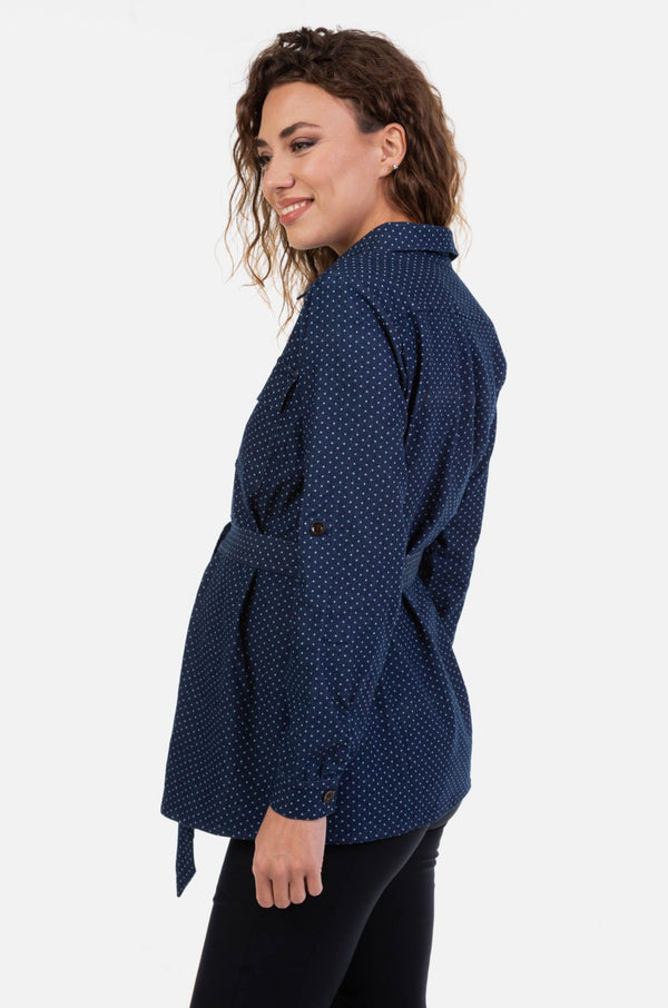 Denim Umstands- & Stillhemd