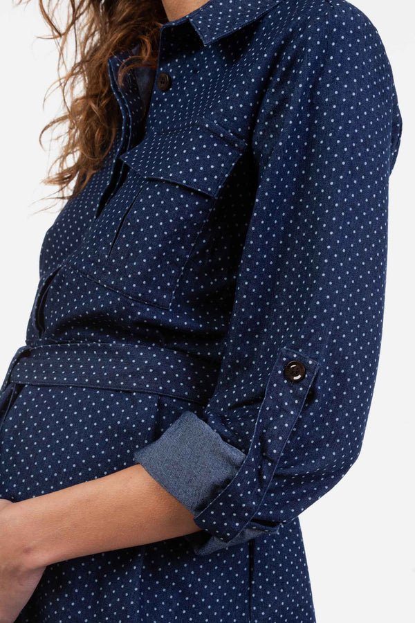 Denim Umstands- & Stillhemd