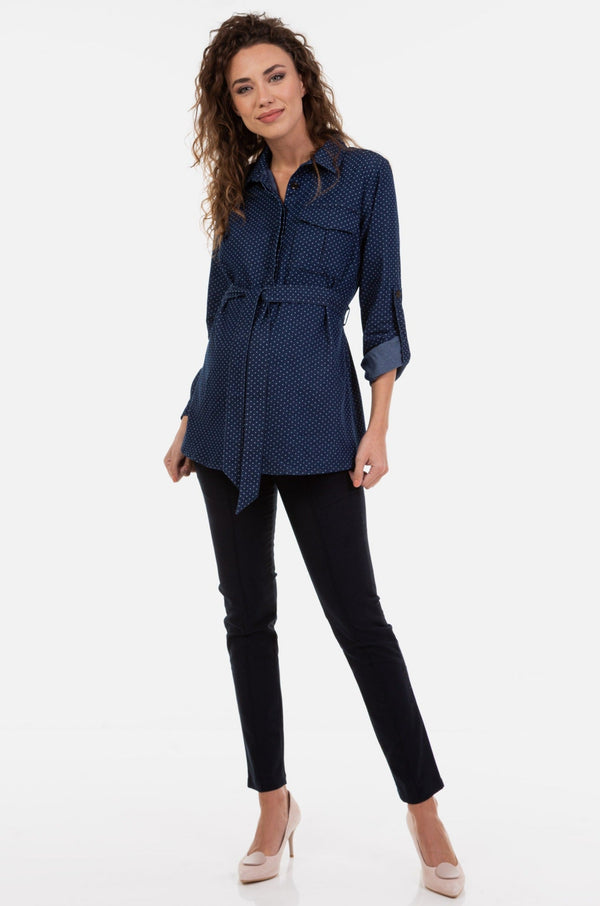 Denim Umstands- & Stillhemd