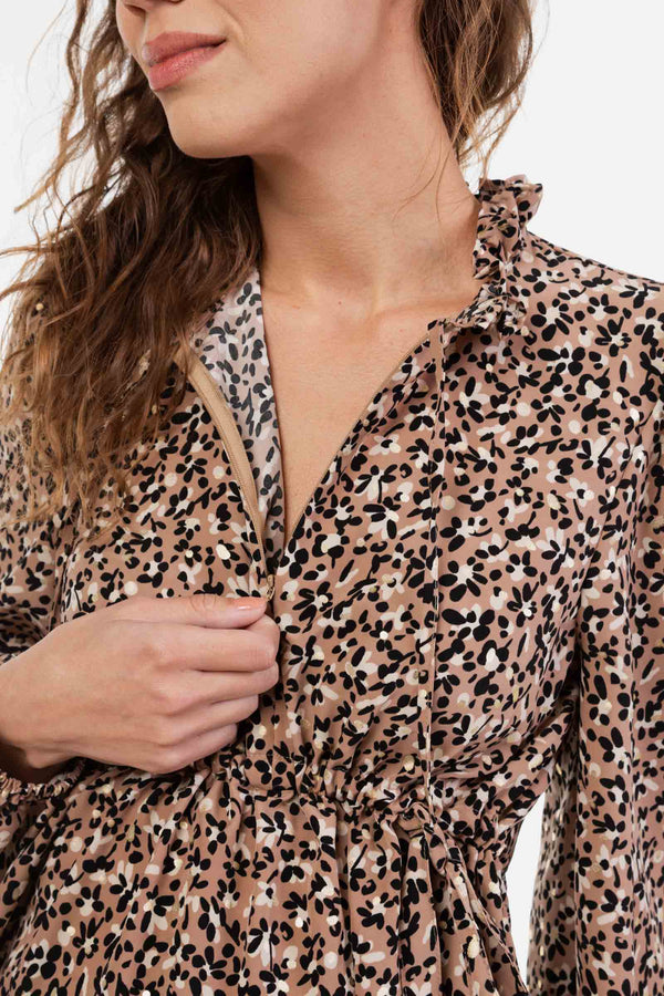 Glitzernde Umstands- und Stillbluse