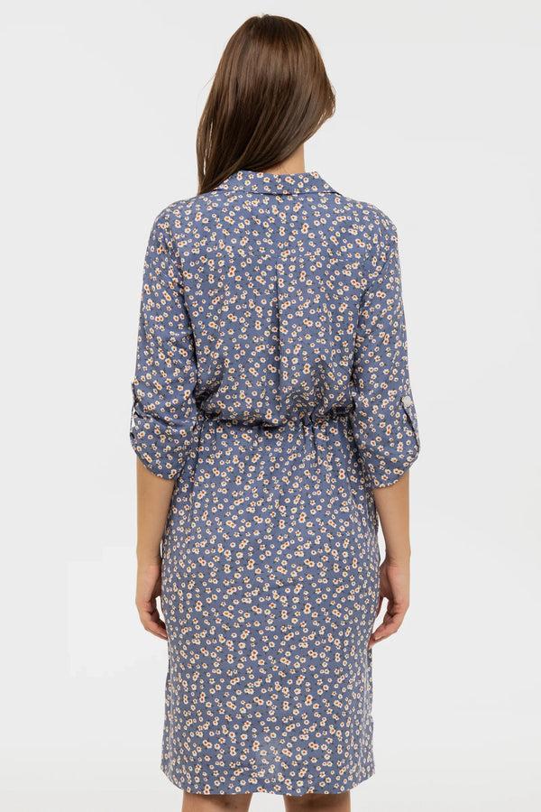 Umstands- & Stillblusenkleid mit Blumenmuster