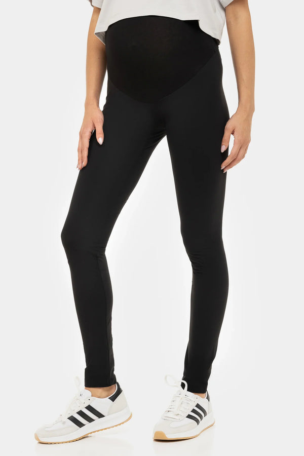 Essential Travel Schwangerschaftsleggings – Schwarz