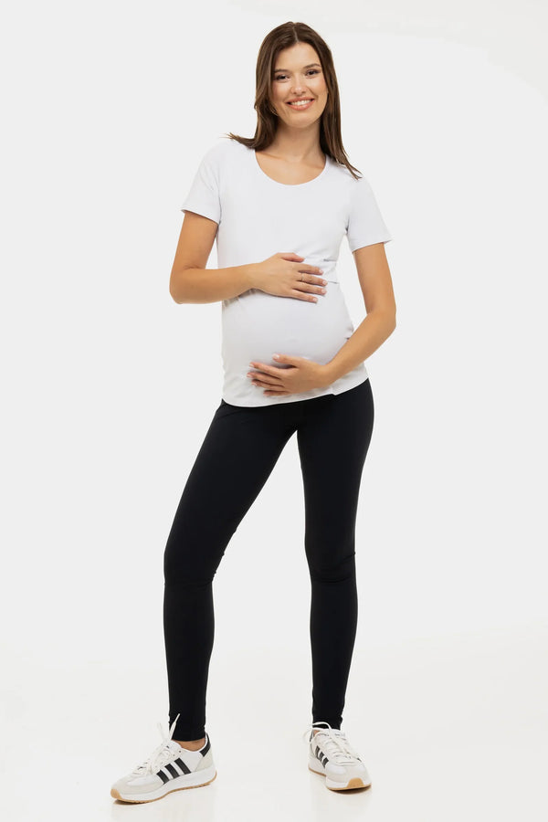 Umstandsleggings aus Jersey – Dunkelblau
