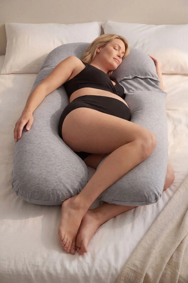 MamaToBe® 3-in-1 Schwangerschaftskissen mit Stillfunktion – Grau