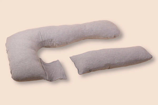 MamaToBe® 3-in-1 Schwangerschaftskissen mit Stillfunktion – Grau