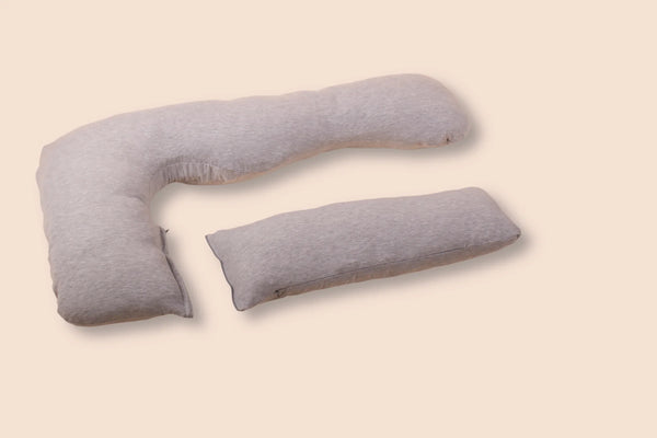 MamaToBe® 3-in-1 Schwangerschaftskissen mit Stillfunktion – Grau