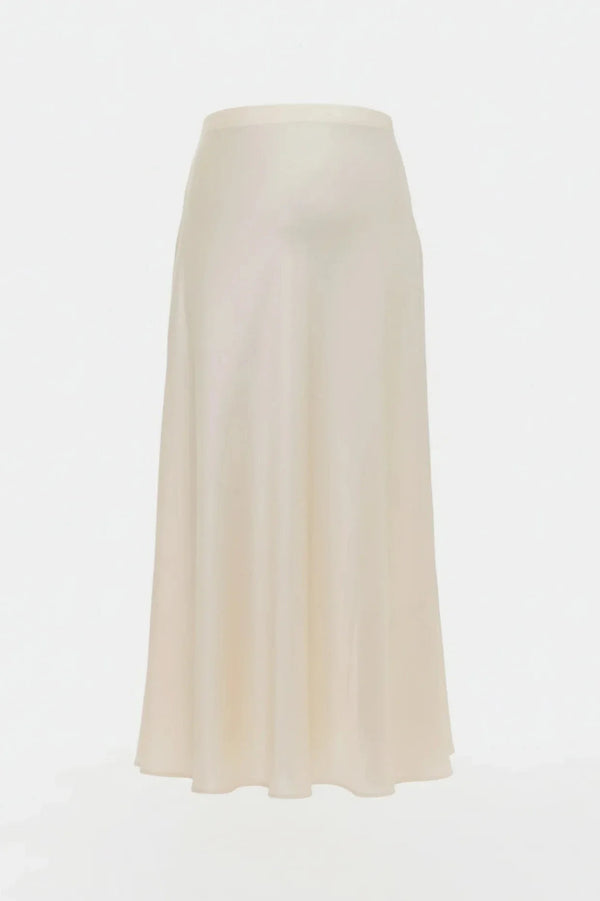 Satinierten Umstandsrock – Ecru