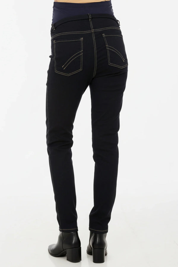 Stretch-Umstandsjeans – Dunkelblau