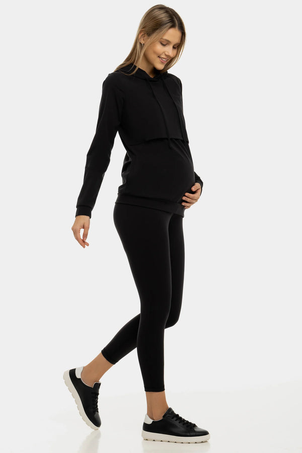 Cropped Umstandsleggings mit Shaping-Effekt – Squatproof