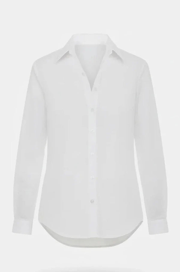 Essential Umstands- und Stillhemd aus Baumwolle – Weiß