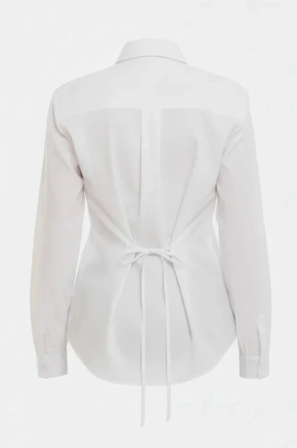 Essential Umstands- und Stillhemd aus Baumwolle – Weiß