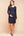 Elegantes dunkelblaues Umstands- und Stillkleid