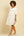 Umstands- und Stillkleid mit Knotendetail – Ecru