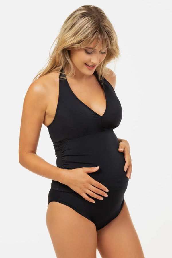 Umstandsbikini mit Stillfunktion – Navy