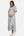 Gestreiftes Maxi-Umstandskleid mit Kordeldetails