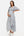 Gestreiftes Maxi-Umstandskleid mit Kordeldetails