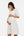 Umstands- und Stillkleid mit Knotendetail – Ecru