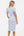 Tailliertes Umstandskleid mit Schlitz – Babyblau