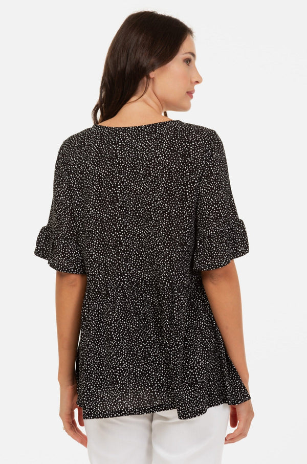 Umstands- und Stillbluse mit A-Linie