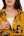 Umstands- & Stillbluse mit Print aus Leinenmix