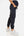 Umstands-Satinhose im Cargo-Stil – Navy