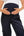 Umstands-Satinhose im Cargo-Stil – Navy