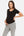 Umstands- & Stillshirt aus Baumwolljersey – Schwarz
