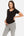 Umstands- & Stillshirt aus Baumwolljersey – Schwarz