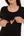 Umstands- & Stillshirt aus Baumwolljersey – Schwarz