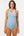 Umstandsbadeanzug mit Chiffonblumen – Babyblau