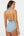Umstandsbadeanzug mit Chiffonblumen – Babyblau
