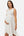 Elegantes Umstandskleid mit Raffung – Ecru