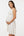 Elegantes Umstandskleid mit Raffung – Ecru