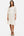 Umstands- & Stillkleid mit Volant und Crinkle-Struktur – Ecru