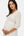 Umstands- & Stillkleid mit Volant und Crinkle-Struktur – Ecru