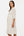 Umstands- & Stillkleid mit Volant und Crinkle-Struktur – Ecru