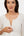 Umstands- & Stillkleid mit Volant und Crinkle-Struktur – Ecru