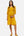 Umstands- & Stillkleid mit Volant und Crinkle-Struktur - Senfgelb